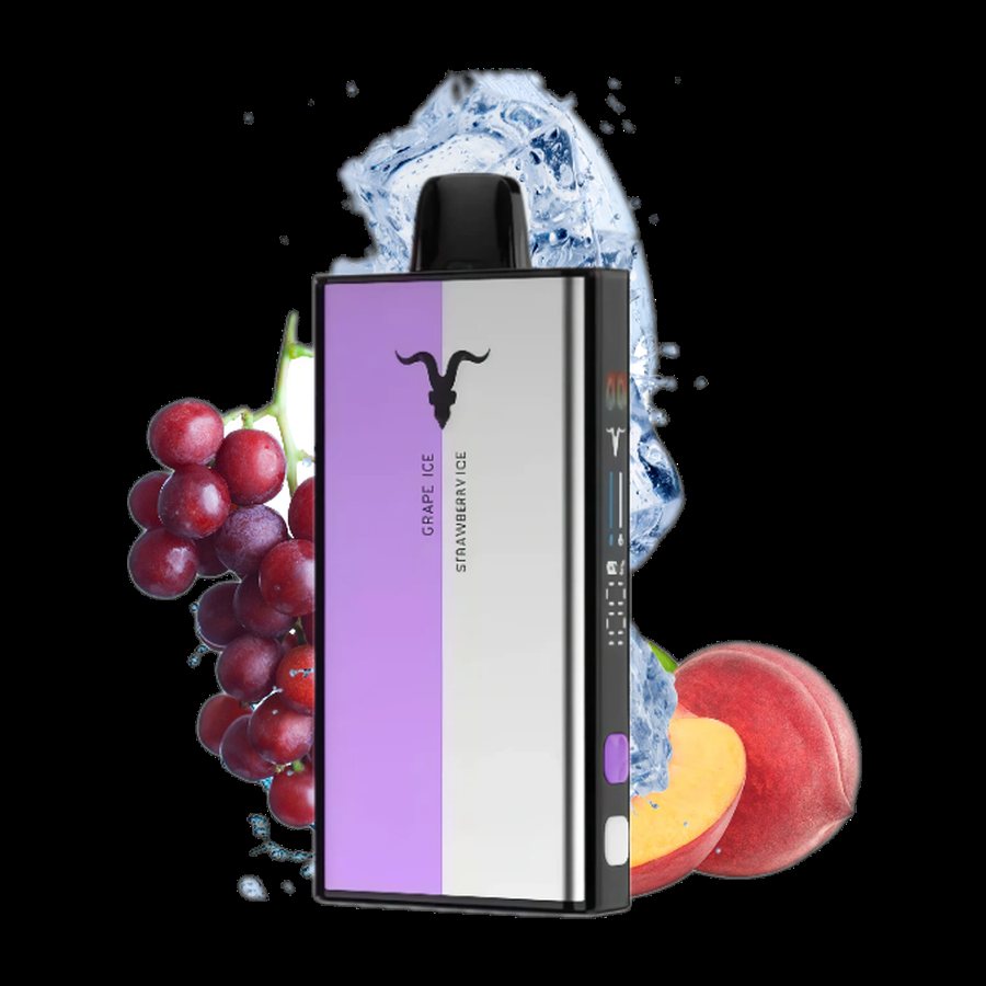 IGNITE V400 Mix Grape Pop + Peach Ice